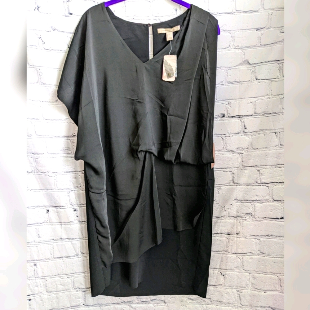 Draped sheath dress